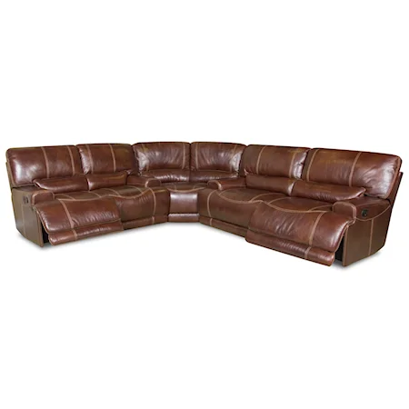 Casual 3-Piece Reclining Sectional Sofa